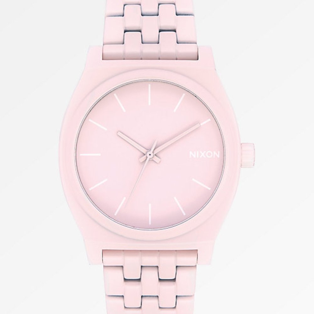NEW Nixon Time Teller Watch Petal Matte Pink